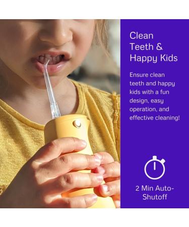 Penguin Pip Kids Premium Cordless Water Dental Flosser - 3 Modes IPX7 Waterproof Ideal for Braces & Beginners - Powerful Battery & Antislip Design - Buy Online on GoSupps.com