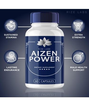 Buy Aizen Power for Men - 3 Pack Natural Male Supplement for Energy & Performance | AizenPower 24 Vitamin Reviews (180 Capsules - Buy Online on GoSupps.com