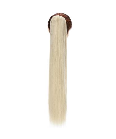Sego Ponytail Braid Extension - 66 cm Wavy Human Hair - Airy Blonde Mix for Voluminous Style - Buy Online on GoSupps.com