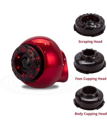9-Speed Electric Scraping Instrument with LCD Display - Handheld Gua Sha Massager for Muscle Pain Relief | International Shipping Available - Buy Online on GoSupps.com