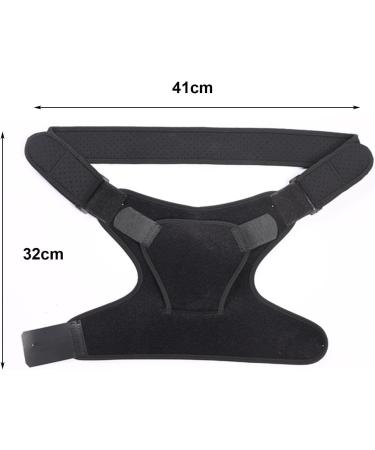 PERZOE Shoulder Rehabilitation Aid Muscle Support Adjustable Brace Sling Breathable Comfortable Sport Men Women Compression Sleeve for Pain Black - Buy Online on GoSupps.com
