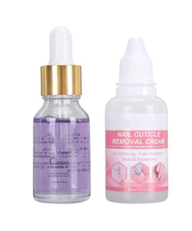Nail Cuticle Remover Kit Nourish Promote Nail Growth Cuticle Remover Kit for Travel Use (LS152-1)