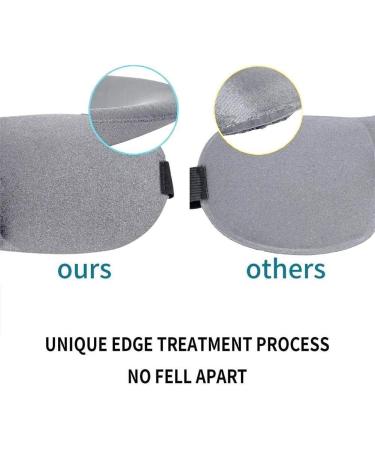 3D Contoured Blackout Sleep Eye Mask - Soft & Comfortable Night Blindfold for Women & Men - Ideal for Sleeping, Shift Work, Travel - Blue - 1 Count - Buy Online on GoSupps.com