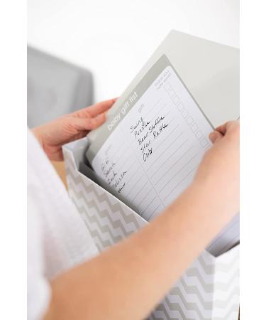Pearhead Baby Document Organizer Briefcase - Gray Chevron | Perfect Gift for New Parents | Baby Shower Registry Essential - 1 Count - Buy Online on GoSupps.com