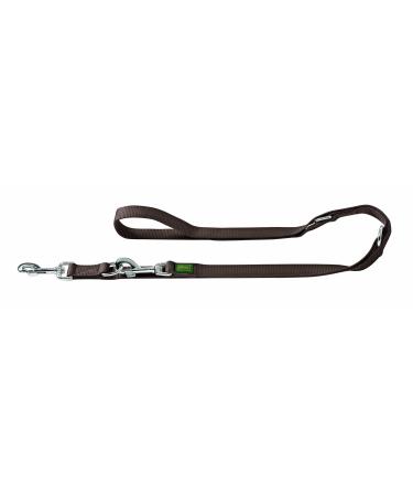 HUNTER Adjustable leash made of soft non-slip nylon classic 2.0 x 200 cm brown brown 2.0 x 200 cm - Buy Online on GoSupps.com
