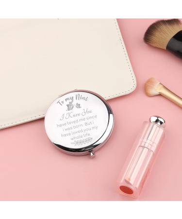 Nini Gifts for Mother's Day: Best Nini Ever Compact Mirror - Great Gift for Grandma, Grandmother (to My Nini) - Buy Online on GoSupps.com
