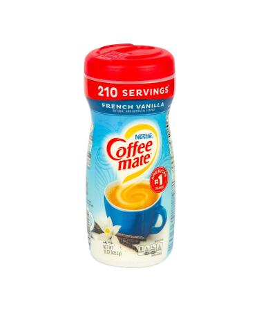 Coffee-Mate French Vanilla Powdered Coffee Creamer 15oz Canister (Pack of 3)