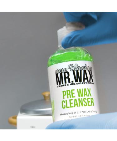 Mr. Wax Set: Pre Wax Skin Cleanser & Aloe Vera Aftercare Oil (2x500ml) - Perfect for Smooth Skin After Waxing - Buy Online on GoSupps.com