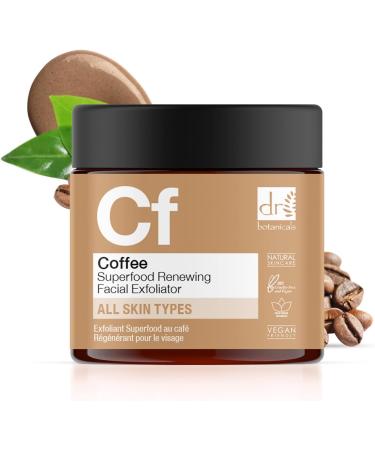 Dr Botanicals 60 ml Facial Exfoliator Coffee Superfood Renewing - Buy Online on GoSupps.com