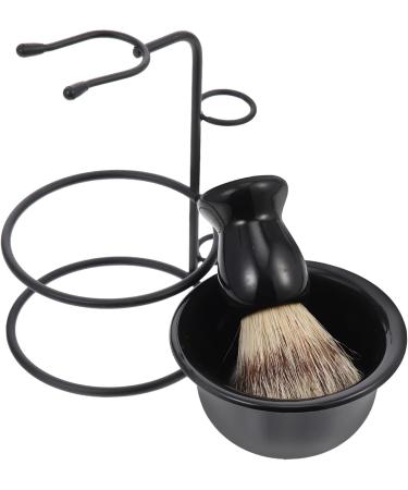 Beaupretty 4 Sets Hair Men Rack - Durable Tool Holder Kit for Christmas & Father's Day Gifts | Comfortable Beard & Soap Caddy | 11.5x8.5cm | Black - Buy Online on GoSupps.com
