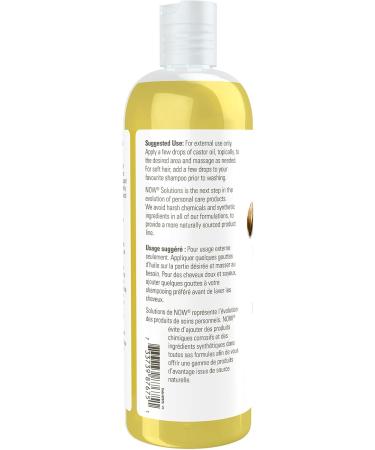 NOW Solutions Castor Oil 100% Pure Versatile Skin Care Multi-Purpose Skin Softener 473mL Unscented 473 ml (Pack of 1) - Buy Online on GoSupps.com