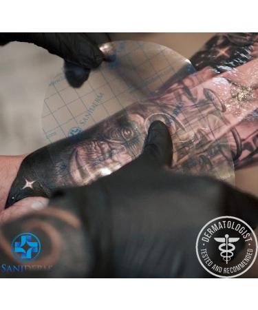 Saniderm Tattoo Aftercare Bandage - Waterproof & Breathable - 3 Pre-Cut 6x8 Inch Sheets - Buy Online on GoSupps.com