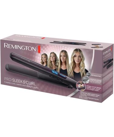 Buy Remington Smooth Iron Pro S6505 - Sleek & Curl Hair Straightener with Ultra-Turmalin Ceramic Coating - LCD Display & Adjustable Heat 150-230 C - Ideal for Smoothing & Styling Curls & Waves - International Shipping Available - Buy Online on GoSupps.com