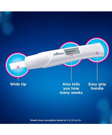 Clearblue Pregnancy Test - 2 Pack | Accurate & Reliable Results | Fast International Shipping - Buy Online on GoSupps.com