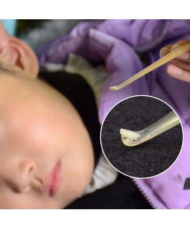 Linshing Ear Pick Horn Spoon Sanitary Maintenance Health Care Cleaner Soft Elastic (Long) (B) - Buy Online on GoSupps.com