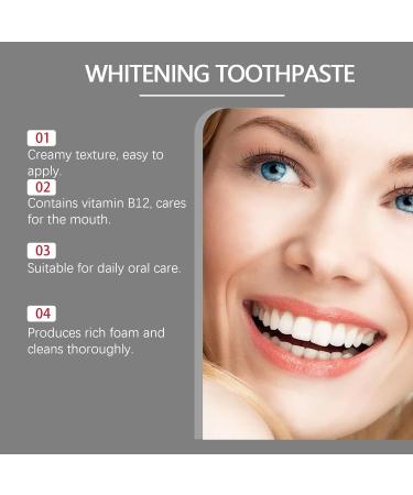 Dentifrice Vitamin - limine Les Taches Superficielles Des Dents Procure Une Haleine Fra che Facile Utiliser Deux Fois Par Jour (matin et Soir)(5pcs) 1 g (Lot de 1) - Buy Online on GoSupps.com