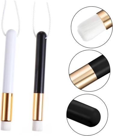 NOLITOY Eyelash Cleaning Brush Set - 2pcs Lash Extension Tools & Shampoo Brushes for Perfect Eye Makeup Care - Buy Online on GoSupps.com