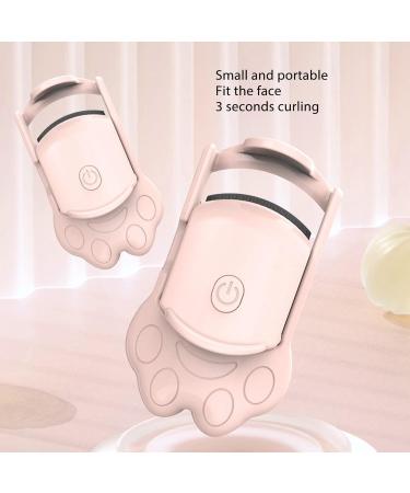 Verdant Touch Rechargeable Lash Curler Electric Heated Eyelash Curler Rechargeable Portable Lash Curler Cat Claw Shape Pink - Buy Online on GoSupps.com