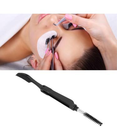 Eyelash Brush Comb Portable Hygienic Plastic Lightweight Reusable Multifunctional Eyebrow Brushes for Makeup (Black) - Buy Online on GoSupps.com
