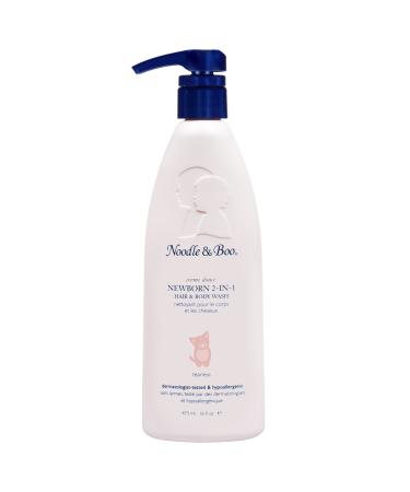 Noodle & Boo 2-in-1 Newborn Hair & Body Wash for Baby, Tear Free and Hypoallergenic 16 Fl Oz (Pack of 1)