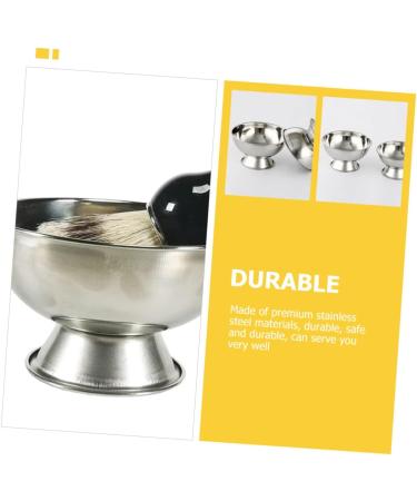 Minkissy 5-Stage High Impact Shell Razor Accessories Set - Stainless Steel Reusable Shaving Cup for Men | Perfect Gift - Buy Online on GoSupps.com