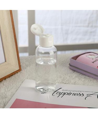 30 Pcs 2 oz Clear Plastic Empty Bottles - Travel Size Bottles with Flip Cap for Liquids & Toiletries - Buy Online on GoSupps.com