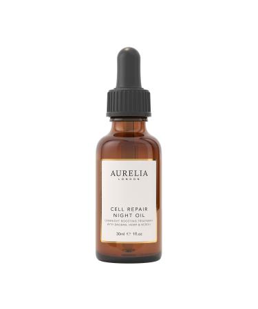Cell Repair Night Oil | Overnight Boosting Treatment | Repair Hydrate and Renew with Baobab and Neroli | Made from Natural ingredients | Aurelia London 30ml 30 ml (Pack of 1)