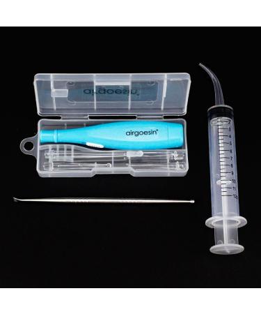 Airgoesin Lighted Tonsil Stone Remover Tool Set - 5 Tips, Stainless Steel Pick, Irrigation Syringe - Oral Care Kit - Buy Online on GoSupps.com
