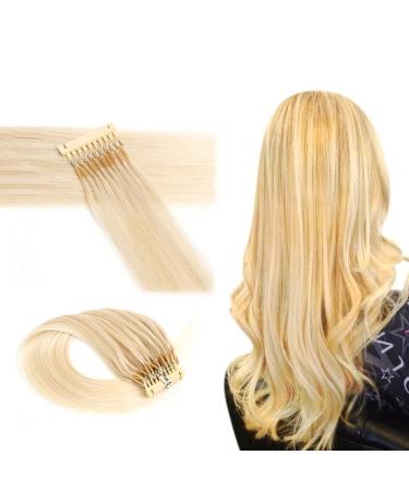 6D Hair Extensions Human Hair/clip In Hair Extensions For Salon Fast Installation And Removal Ten Bunches In A Row (Color : 40 Row Size : 65cm/26inch) 65cm/26inch 40 Row