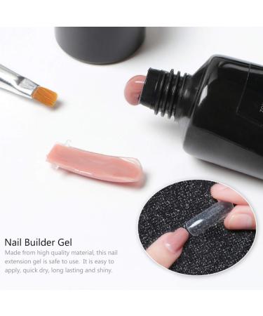 Beaupretty Acrylic Nail Gel Set - 7 Pieces Poly Nail Builder Gel Kit with Brush for Salon & Home Nail Art - Buy Online on GoSupps.com