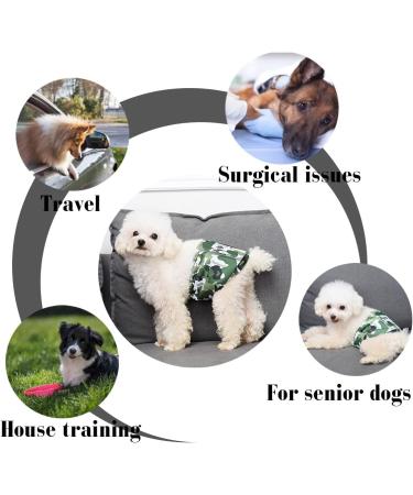 Hi Sprout Reusable Male Dog Diaper - Washable & Absorbent Cloth (3 Pack) in Colorful Check Pattern Size M - Buy Online on GoSupps.com