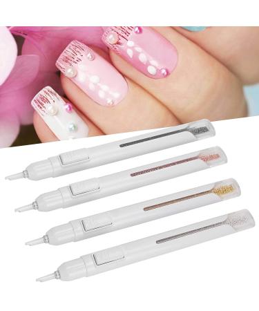 Nail Painting Pen with 2800 Steel Balls - DIY Gold Dotting Pen for Professional Manicure Tools (1.2mm) - Buy Online on GoSupps.com
