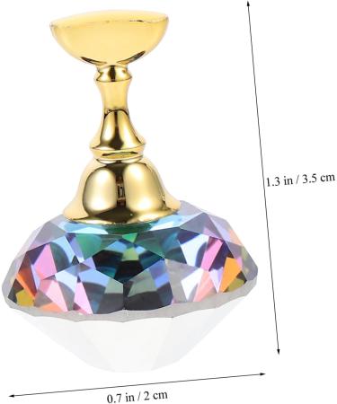 Housoutil 1 Set Nail Holder Magnetic Nail Stand Diy Nail Art Stand Manicure Training Stand Nail Display Stand Magnetic Base Nail Art Practice Stand Gem Japanese Crystal 3.5X3.5X2CM Colorful - Buy Online on GoSupps.com
