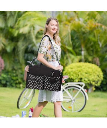 Shop KADUNDI Baby Diaper Bag - Waterproof Large Capacity Portable Black | Ideal for Moms - Buy Online on GoSupps.com