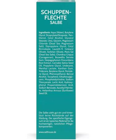 SALTHOUSE Lot de 6 pommades pour la th rapie de la mer morte - Hydratation et soulage les irritations - Sel de mer morte - Magn sium - Test cliniquement (6 x 75 ml) - Buy Online on GoSupps.com