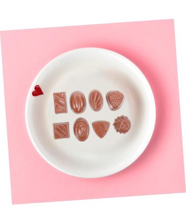 TEHAUX 8pcs Simulation Chocolate Realistic Chocolate Model Chocolate Block Model Fake Cookies Realistic Fake Chocolate Simulated Chocolate Decor Desktop Decor 3D Gummies PVC Multifunction Coffee 3.9X2.8cm - Buy Online on GoSupps.com