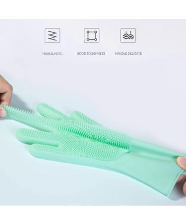 XFly Pet Grooming Gloves & Nursing Shoes for Cats - Silicone Brush Hangable Design for Bathing & Massaging Dogs & Cats (Green) - Shop Now! - Buy Online on GoSupps.com