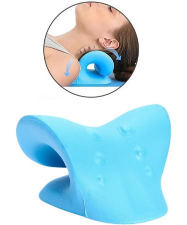 Neck Stretcher Relieve Neck Stiffness Cervical Spine Alignment for PainRelief for Office Workers (Blue) - Buy Online on GoSupps.com