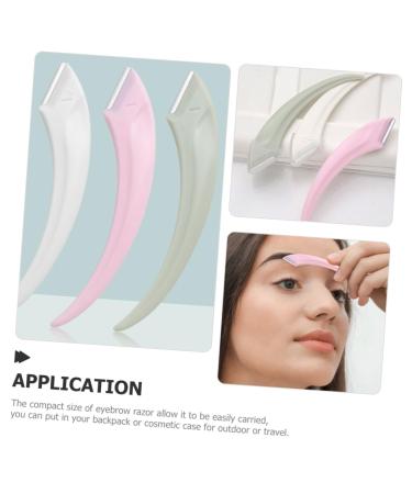 6th Meniscus Anti-Scratch Eyebrow Trimmer & 6-Piece Face Razor Set - Women's Face Hair Removal Tool for Flawless Brows & Cosmetics - Buy Online on GoSupps.com