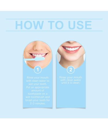 Mint Flavor Brightening Toothpaste Gentle Fresh Cleaning for Stain & Tartar Removal Daily Teeth Care Toothpaste(3PCS) - Buy Online on GoSupps.com