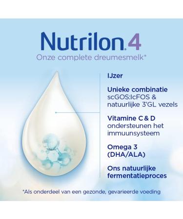 Nutrilon Dreumesmelk 4 B b nourrisson Vanille Formule 800G - Buy Online on GoSupps.com