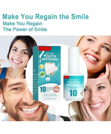 Instant Teeth Whitening Gel | Brighten Smile Remove Stains & Freshen Breath | International Shipping - Buy Online on GoSupps.com