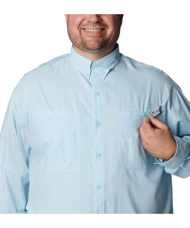 Columbia Men's PFG Tamiami II UPF 40 Long Sleeve Fishing Shirt - Spring Blue, Size Large - Buy Online on GoSupps.com