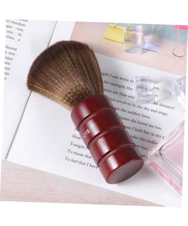 Beavorty dusters for cleaning Hair Cutting Brush Neck Duster Neck Brush Salon Brush hair brush face Wooden M Red - Buy Online on GoSupps.com