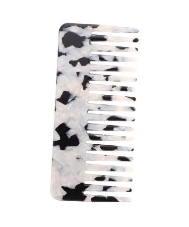 DRESSOOS 1PC hair comb Shampoo Detangler Comb Comb Fashionable Comb acetate tortoise comb Wide Tooth Comb for Women Comb for Hair styling scissors white Miss plate vinegar anti-static