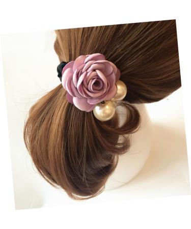 Beavorty Little Girl Hair Ties pearl hair ties Flower Pearl Hair Tie Flower Pearl Hair Rope Ponytail Hair Bands Flower Hair Rope hairpin the flowers Little Girls Hair Ties - Buy Online on GoSupps.com