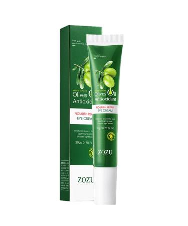 Povanjer Moisturizing eye cream shimmering eye cream with olive oil to reduce puffiness 20 g moisturizing eye cream against bags under the eyes suitable for sensitive