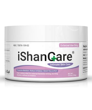 ishancare Estriol Cream for Women Organic Balancing Cream for Women Natural Moisturizing Protection Fast Relief from Itchy Burning & Sensitive Skin Discomfort - 3.53oz 3.53 Ounce (Pack of 1)