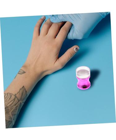 Healeved 5 Sets Nail Art Silicone Stamp Manicure Stamper Manicure Stamping Tool Nail Kits Nail Art Printer Silicone Manicure Printing Stamper Silica Gel Scraper Set Purple Metallic Color - Buy Online on GoSupps.com