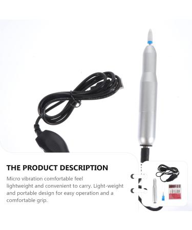 Lurrose 1 Set Nail Polisher Electric Nail File Portable Nail Drill Pedicure Kit Electric Nail Polish Kit Nail Art Kit Pen Pen Style Aluminum Alloy Electric - Buy Online on GoSupps.com